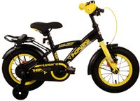 Volare Thombike 12 Inch 21,5 cm Jongens Terugtraprem Zwart/Geel