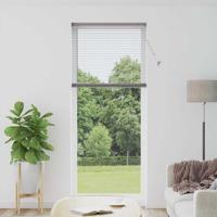 Raam Blind met gordijnen Anders Zilver 90 x 220 cm Aluminium