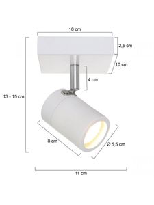 Besselink licht ST2486W spotje GU10 LED