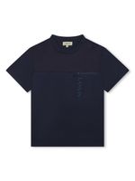 Lanvin Enfant t-shirt en coton à logo imprimé - Bleu