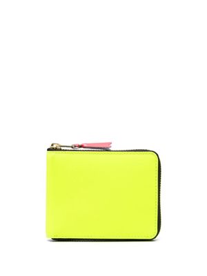 Comme Des Garçons Wallet portefeuille "New Super Fluo" - Jaune