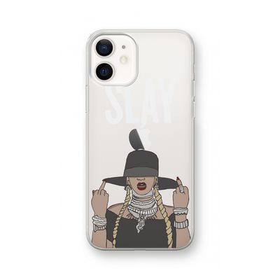 Slay All Day: iPhone 12 Transparant Hoesje