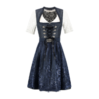 Dirndl jurk met kanten schort