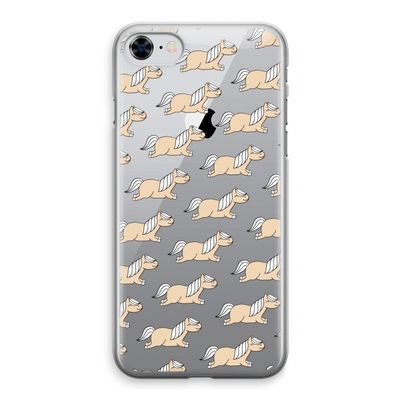 Ponys: iPhone 8 Transparant Hoesje