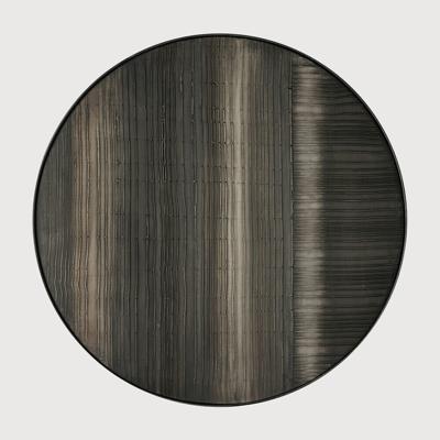 Ethnicraft Rond Wandpaneel 'Layered Clay' 46cm