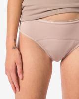 HEMA Menstruatieslip katoen hoge absorptie beige (beige)