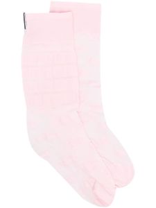 Thom Browne chaussettes à rayures RWB - Rose