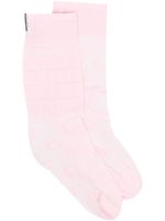 Thom Browne chaussettes à rayures RWB - Rose