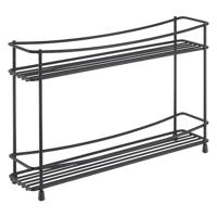 Metaltex kumino kruidenrek mat zwart/metaal