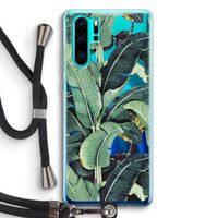 Bananenbladeren: Huawei P30 Pro Transparant Hoesje met koord