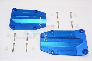 GPM - Aluminium Centre Skid Plate set - Blue - Traxxas X-Maxx