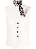 Brunello Cucinelli veston à simple boutonnage - Blanc