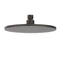 Hoofddouche IVY Medium 30 cm Anti-Kalk Nozzels RVS316 Geborsteld Carbon Black PVD