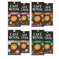 Proefpakket Café Royal gearomatiseerde koffies - 80 koffiecups