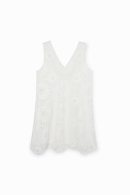 Mini-jurk van kant - WHITE - L