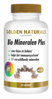 Golden Naturals Bio mineralen plus 60 Vegetarische capsules