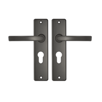 Deurkrukken | Edge Kruk Blok | PC72 | Gun metal | Antracietgrijs