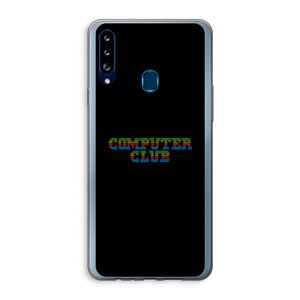Retro: Samsung Galaxy A20s Transparant Hoesje