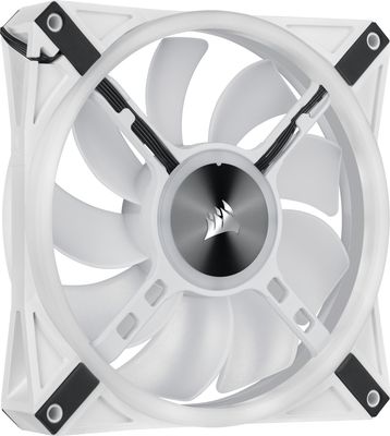 Corsair Casefan iCUE QL140 RGB PWM White Dual Fan Kit with Lighting Node CORE Corsair Casefan iCUE QL140 RGB PWM White Dual Fan Kit with Lighting Node CORE