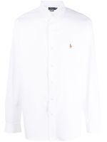 Polo Ralph Lauren chemise en coton à motif Polo Pony - Blanc