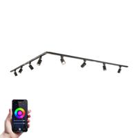 Taros Railverlichting Pakket - L-vorm - 4x 1 m rail - 4 railspots - Incl. RGBWW GU10 - IP20 - Modulair - 230V Taros Railverlichting Pakket - L-vorm - 4x 1 m rail - 4 railspots - Incl. RGBWW GU10 - IP20 - Modulair - 230V