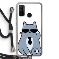 Cool cat: Huawei P Smart (2020) Transparant Hoesje met koord