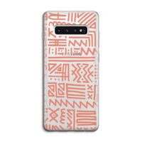 Marrakech Pink: Samsung Galaxy S10 4G Transparant Hoesje