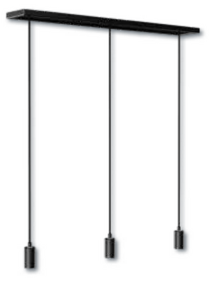 Segula hanglamp systeem MADOX 3X voor 3 lampen 1,5 meter kabel 70167