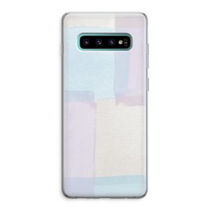 Square pastel: Samsung Galaxy S10 Plus Transparant Hoesje