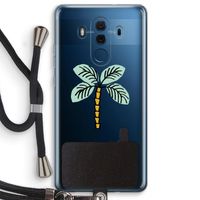 Palmboom: Huawei Mate 10 Pro Transparant Hoesje met koord