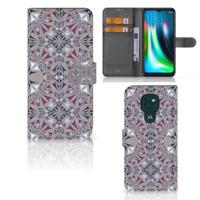 Motorola Moto G9 Play | E7 Plus | Bookcase | Flower Tiles