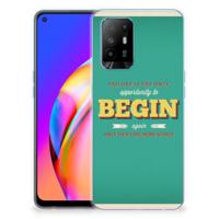 OPPO A94 5G | Reno5 Z | Siliconen hoesje | met naam Quote Begin