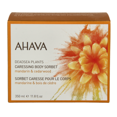 Ahava Caressing body sorbet Mandarin & Cedarwood 350 Gram