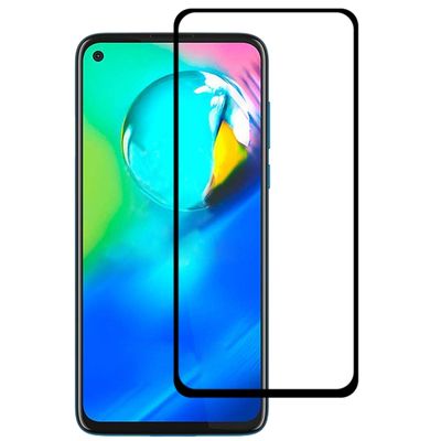 Voor Motorola Moto G8 Power Full Glue Full Cover Screen Protector Tempered Glass Film