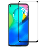 Voor Motorola Moto G8 Power Full Glue Full Cover Screen Protector Tempered Glass Film