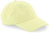 Beechfield CB653 Low Profile 6 Panel Dad Cap - Pastel Lemon - One Size