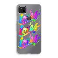 Loves: Google Pixel 4a Transparant Hoesje