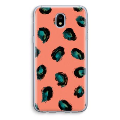 Pink Cheetah: Samsung Galaxy J5 (2017) Transparant Hoesje