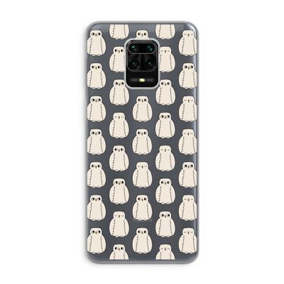 Uilen: Xiaomi Redmi Note 9 Pro Transparant Hoesje