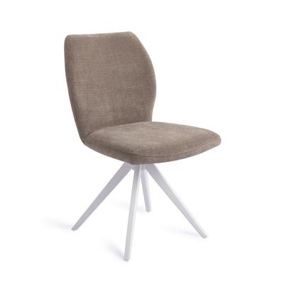 Jesper Home Draaibare Eetkamerstoel 'Ikata' Turn White, kleur Mocha Mist