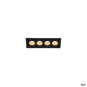 SLV Led inbouwlampMilandos 4-lichts 4x120 lumen zwart - 1005407
