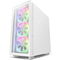 NZXT H7 Elite (2023) All White tower behuizing Tempered Glass - thumbnail