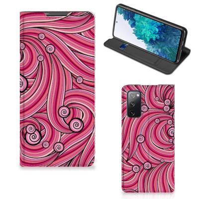 Samsung Galaxy S20 FE | Bookcase | Swirl Pink