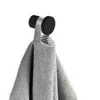 Handdoek haak Alonzo | Wandmontage | 2.5 cm | Enkel haaks | Zwart mat