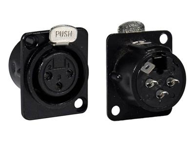 Boston XLR-3FDLBK xlr chassis conn