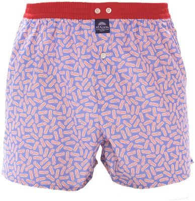 McAlson Boxershort Paars Slippers Met Lange Pijpen Los Model McAlson Boxershort Paars Slippers Met Lange Pijpen Los Model