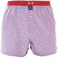 McAlson Boxershort Paars Slippers Met Lange Pijpen Los Model - thumbnail