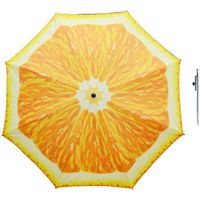 Parasol - Sinaasappel fruit - D160 cm - incl. draagtas - parasolharing - 49 cm - Parasols - thumbnail