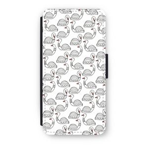 Zwanen: iPhone 7 Flip Hoesje
