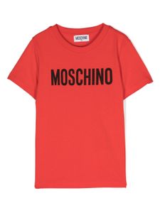 Moschino Kids t-shirt à logo imprimé - Rouge